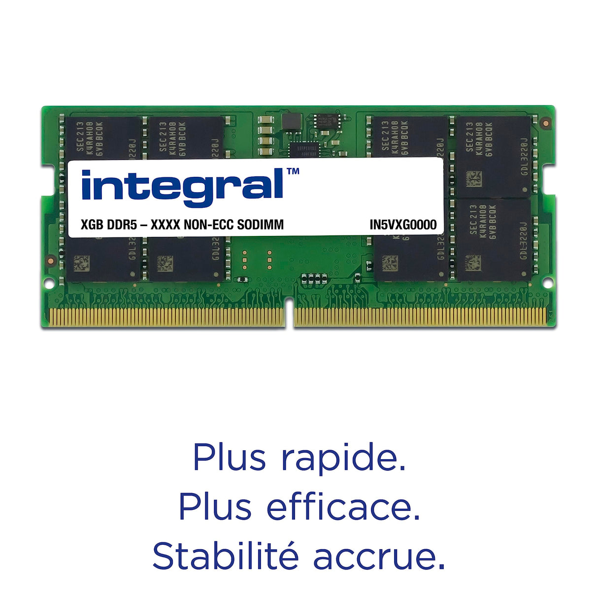 Integral 64GB Kit (2x 32GB) DDR5 RAM 5600MHz SODIMM Módulo de memoria para laptop, notebook, MacBook
