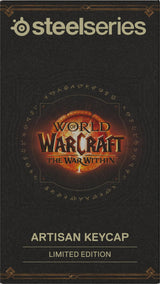 SteelSeries World of Warcraft Coleccionable - Teclado de resina artesanal - Artículo gratuito del juego - Numerado individualmente - Diseño de la espada de Sargeras