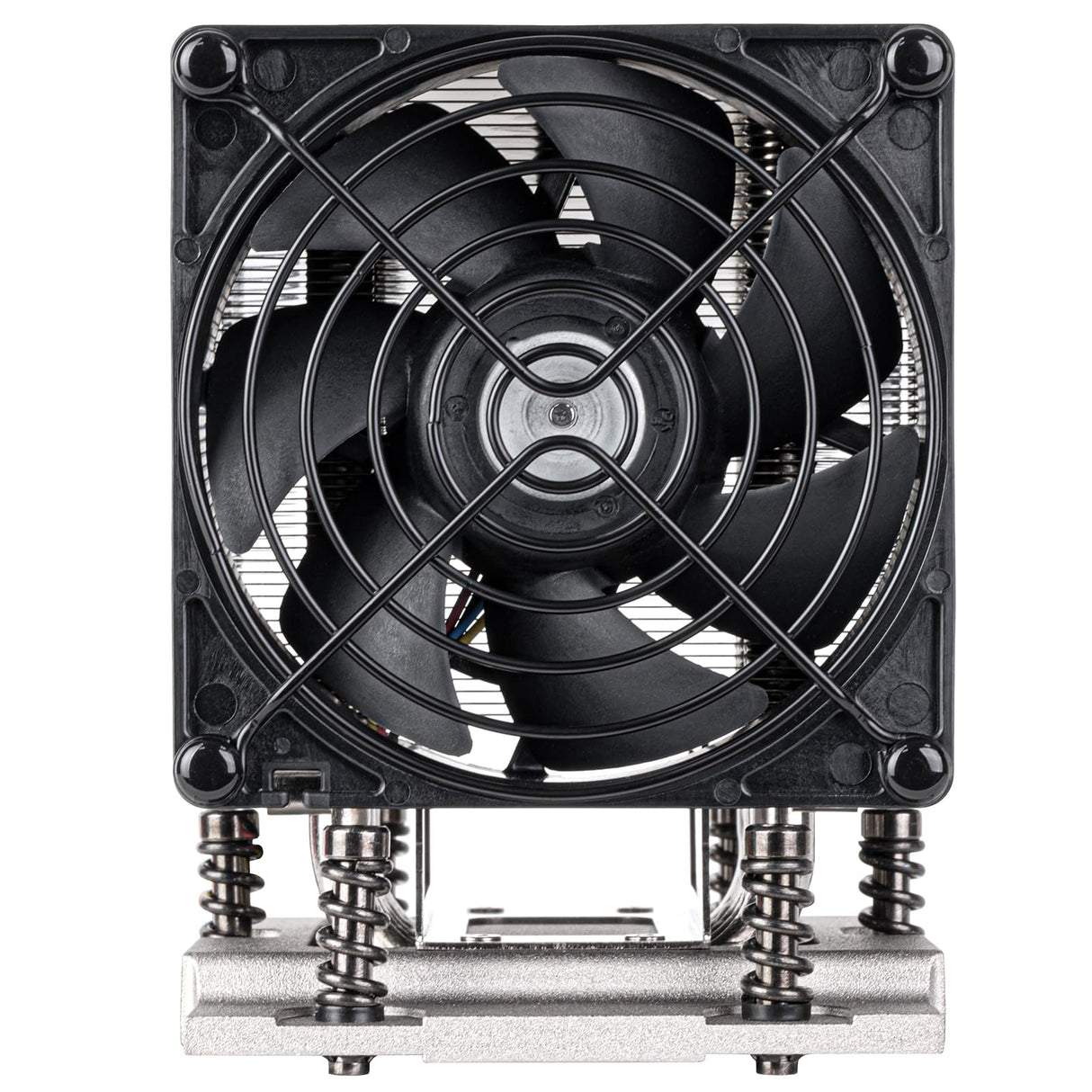 SilverStone Technology XE04-SP5, Disipador para CPU de servidor/estación de trabajo con factor de forma pequeño 4U para los zócalos AMD SP5, SST-XE04-SP5B (Negro + Negro)