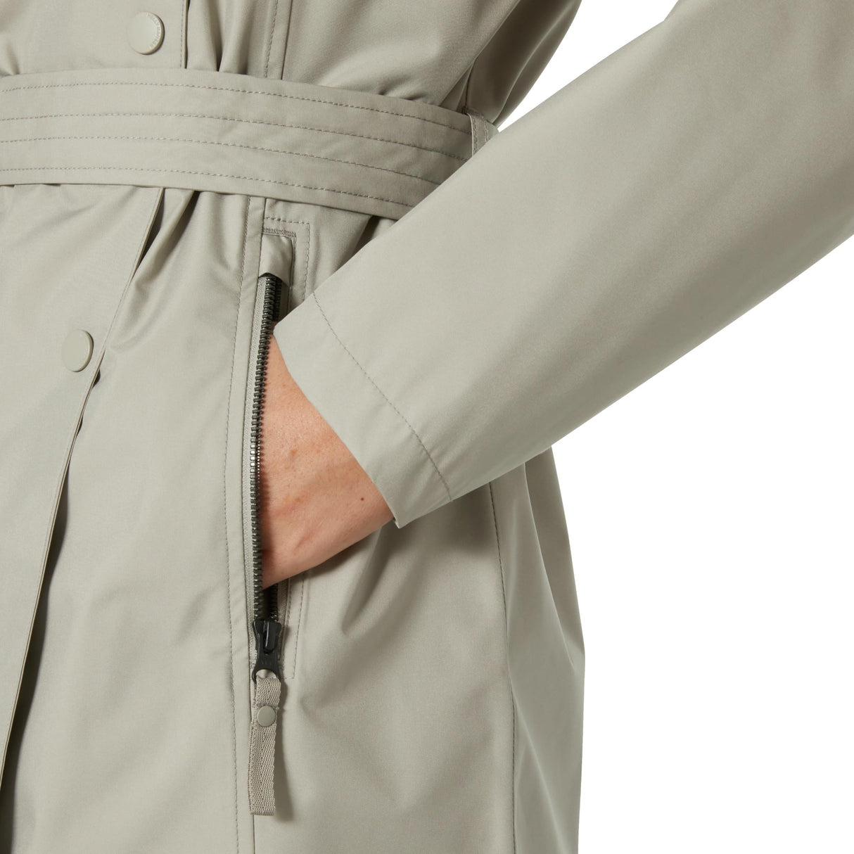Helly Hansen W Welsey II Trench Chaqueta, Mujer, Terrazzo, L