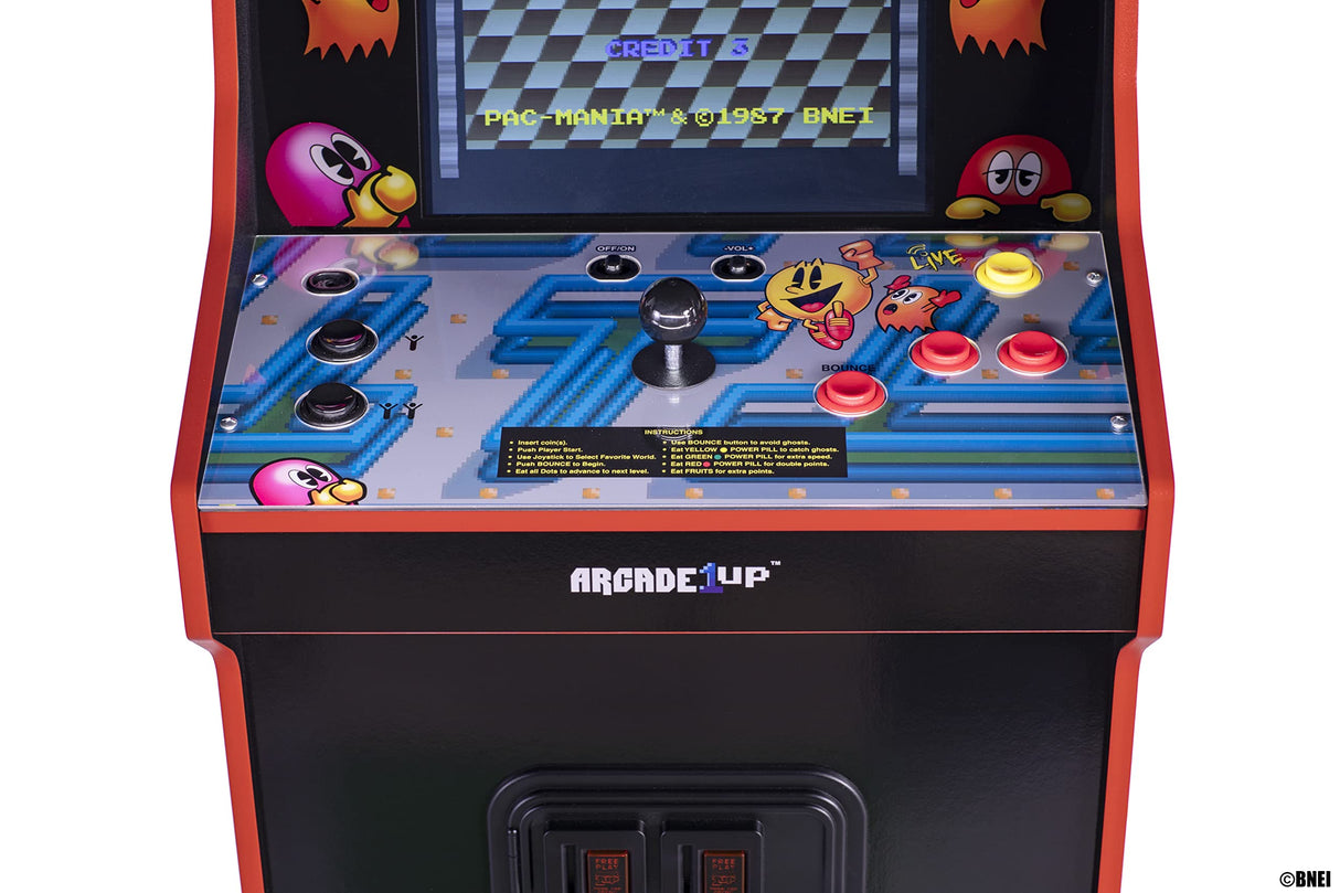 Arcade1UP PAC-MANIA EDITION LEGACY 14 GAMES Wifi ENABLED ARCADE MACHINE