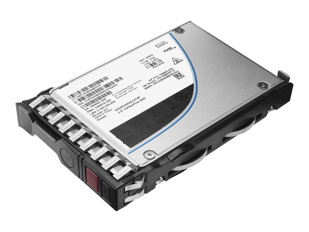 Hewlett Packard Enterprise 200 GB 3.5 "SATA III 200 GB - Disco Duro sólido de Aluminio, Negro, Serial ATA III, 3.5