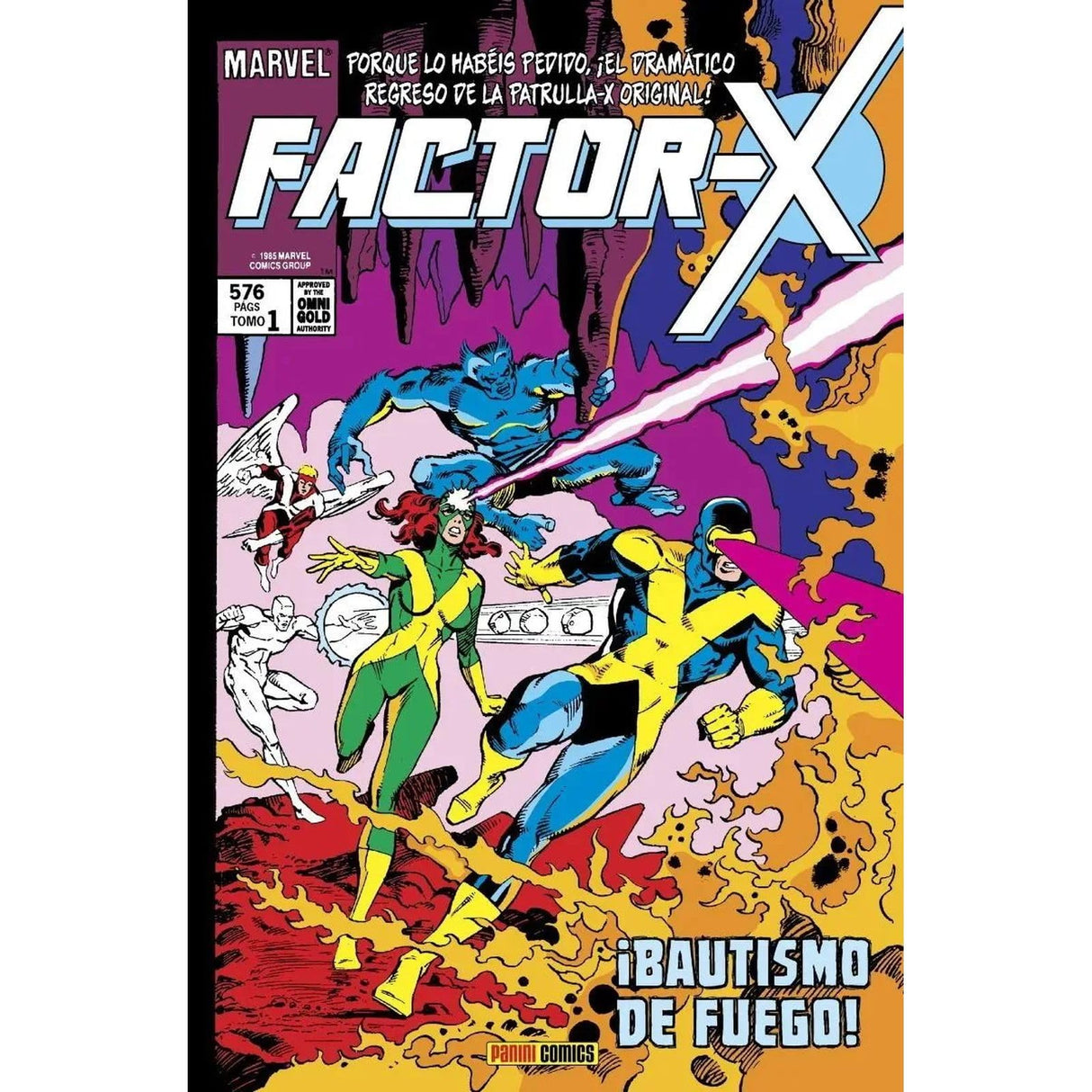 Reprint marvel gold factor-x 1. bautismo de fuego