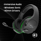 HyperX CloudX Stinger Core – Auriculares inalámbricos para Xbox Series X|S and Xbox One, con cancelación de ruido, control del micrófono, mezclador de chat integrado