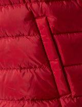 Tommy Jeans TJM Hooded LT Down Jacket EXT DM0DM17882 Chaquetas Acolchadas de Plumas, Rojo (Magma Red), L para Hombre
