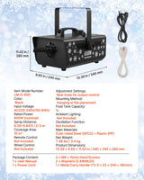 VEVOR Máquina de Nieve, Máquina Portátil de Copos de Nieve Colgante de 650 W con Asa Portátil para DJ, Fiestas Navideñas, Efectos de Escenario, Decoración de Bodas, para Exteriores e Interiores