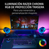 Razer Nommo V2 Pro - Altavoces Gaming de Rango Completo 2.1 para PC con Subwoofer Inalámbrico (Diafragmas de Gama Completa de 3 pulgadas con Correctores de Fase de Aluminio, THX Spatial Audio) Negro