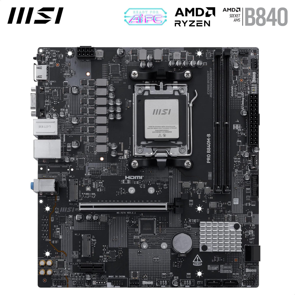 MSI Pro B840M-B - Placa Base