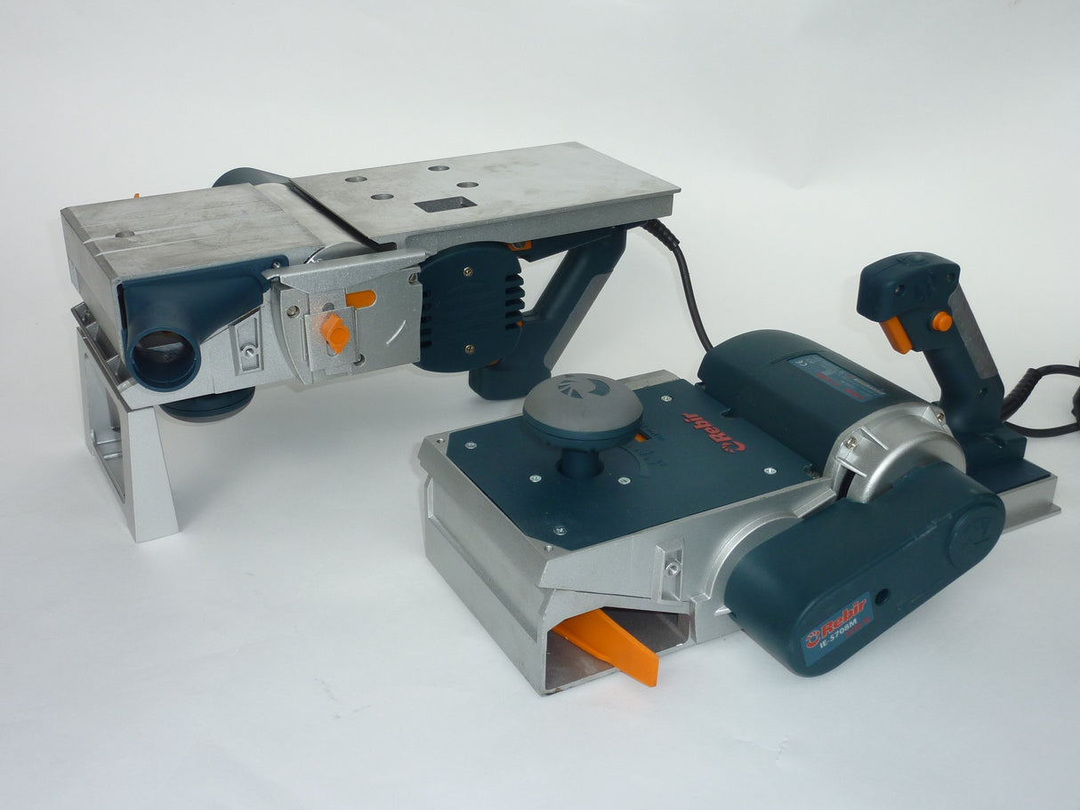 Rebir Cepillador Eléctrico 2 en 1 - Rallador - Cepillador de viga - Cepilla de carpintero 2250 W - Metal y plástico - Herramienta de Planificación Industrial