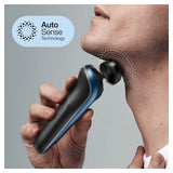 Braun Series 6 61-B1500s - Afeitadora eléctrica para hombre, con accesorio EasyClick, afeitadora eléctrica y recortadora de barba, SensoFlex, Wet&Dry, recargable e inalámbrica