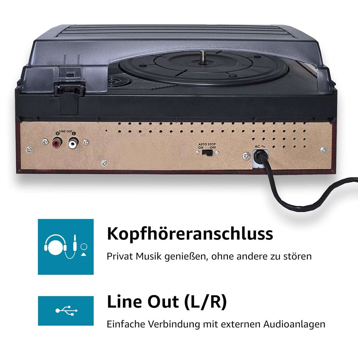 Karcher Industrial Products KA 8050 - Tocadiscos para equipo de audio, plateado