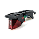 Reloop Turn 5 - Plataforma giratoria HiFi controlada por cuarzo con un potente accionamiento, Hi-Tech Ortofon 2M Red, negro-oro