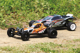 Tamiya Buggy 58628 1:10 Racing Fighter (DT-03) The Real, Coche teledirigido, vehículo RC, modelismo, Kit para Montar, Hobby, Tinkering, Color Naranja
