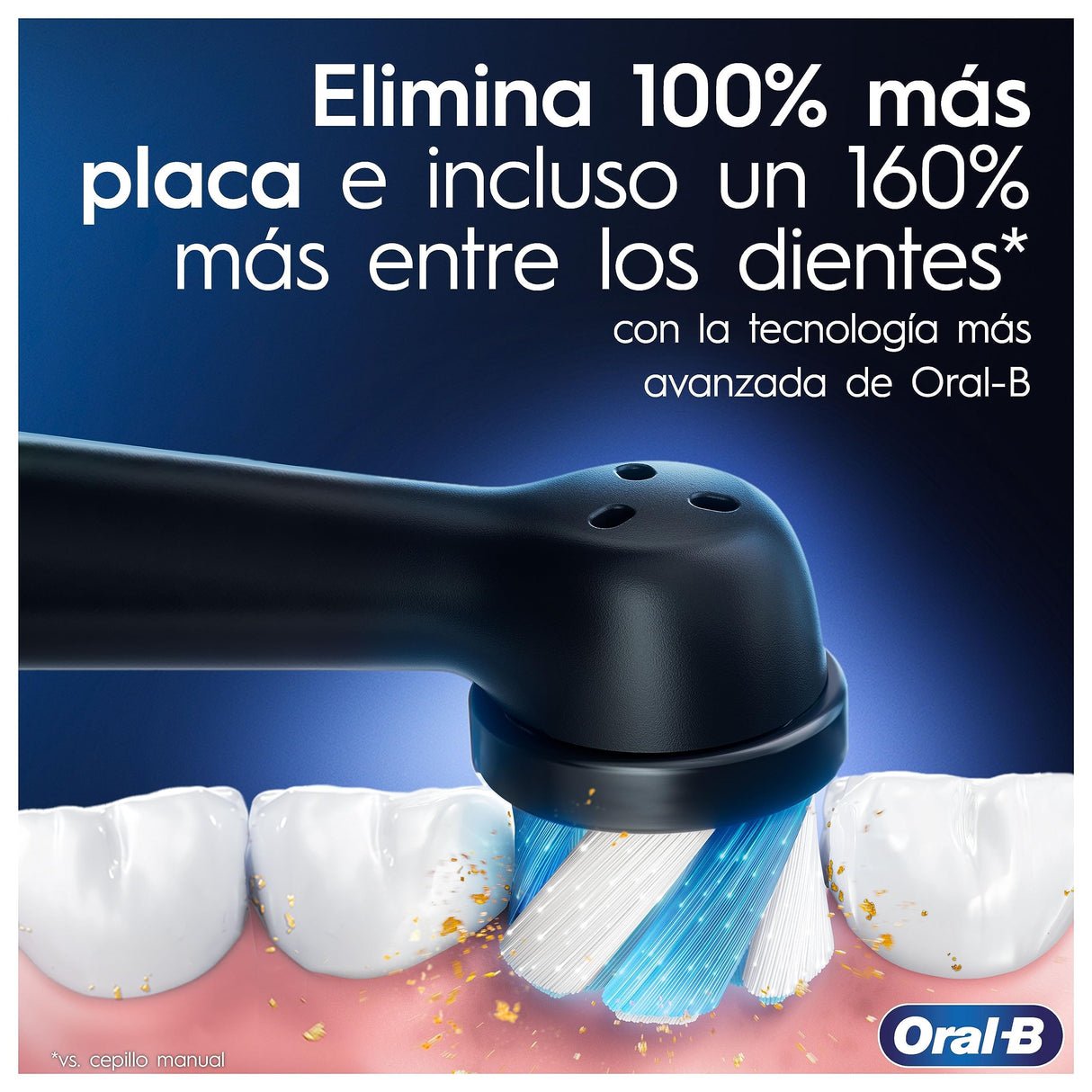 Oral-B iO 5N Cepillos de Dientes Eléctricos (Pack de 2) con Mango Recargable, 2 Cabezales y Estuche de Viaje con Cargador, Diseñado por Braun - Negro y Blanco
