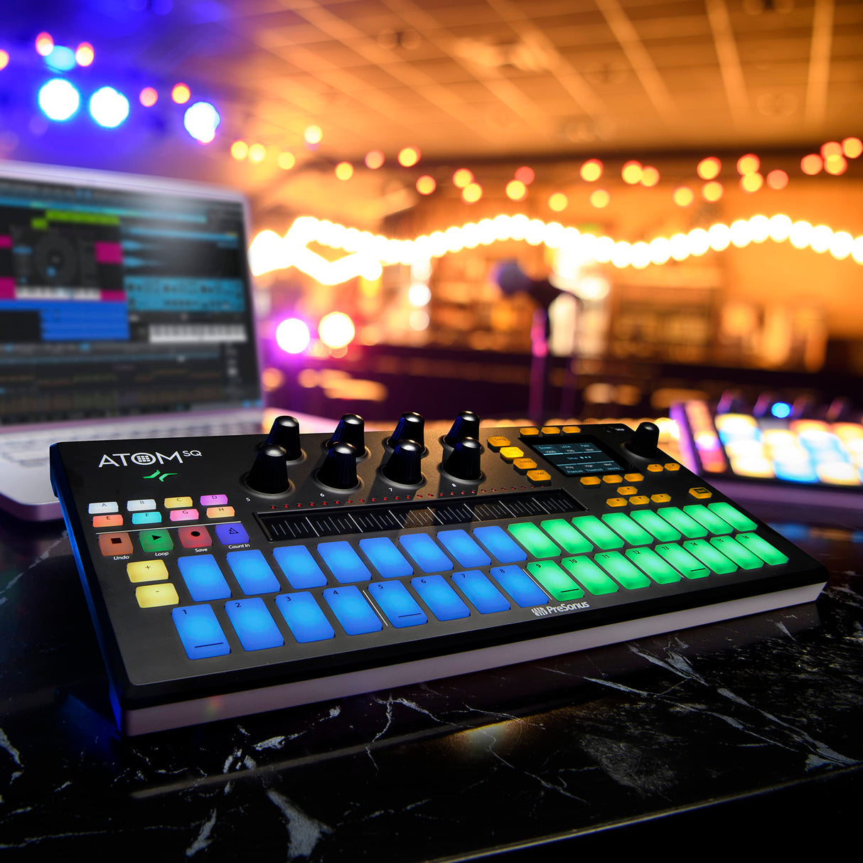 PreSonus ATOM SQ Teclado MIDI de Rendimiento, Multicolor