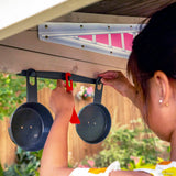 KidKraft Casita Infantil Barbie de Madera con Cocina de Juguete para Niños y Niñas, Casita de Juego para Exterior, Jardín o Patio con Tumbonas para Muñecas (P280192E), Exclusivo en Amazon