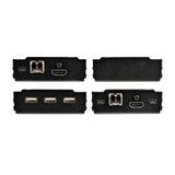 StarTech.com Extensor KVM HDMI de 4K por Fibra - Alargador de Consola Switch KVM con Vídeo HDMI y USB Remoto, hasta 300m (Multimodo) con 2 Módulos SFP+ MMF de 10Gb, (TX/RX) (SV565FXHD4KU)