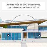 Router wifi de malla eero Pro 7 de Amazon (último modelo): tribanda con Wi-Fi 7, compatible con velocidades de red de hasta 5 Gb/s y cobertura de hasta 190 m² (1 unidad)