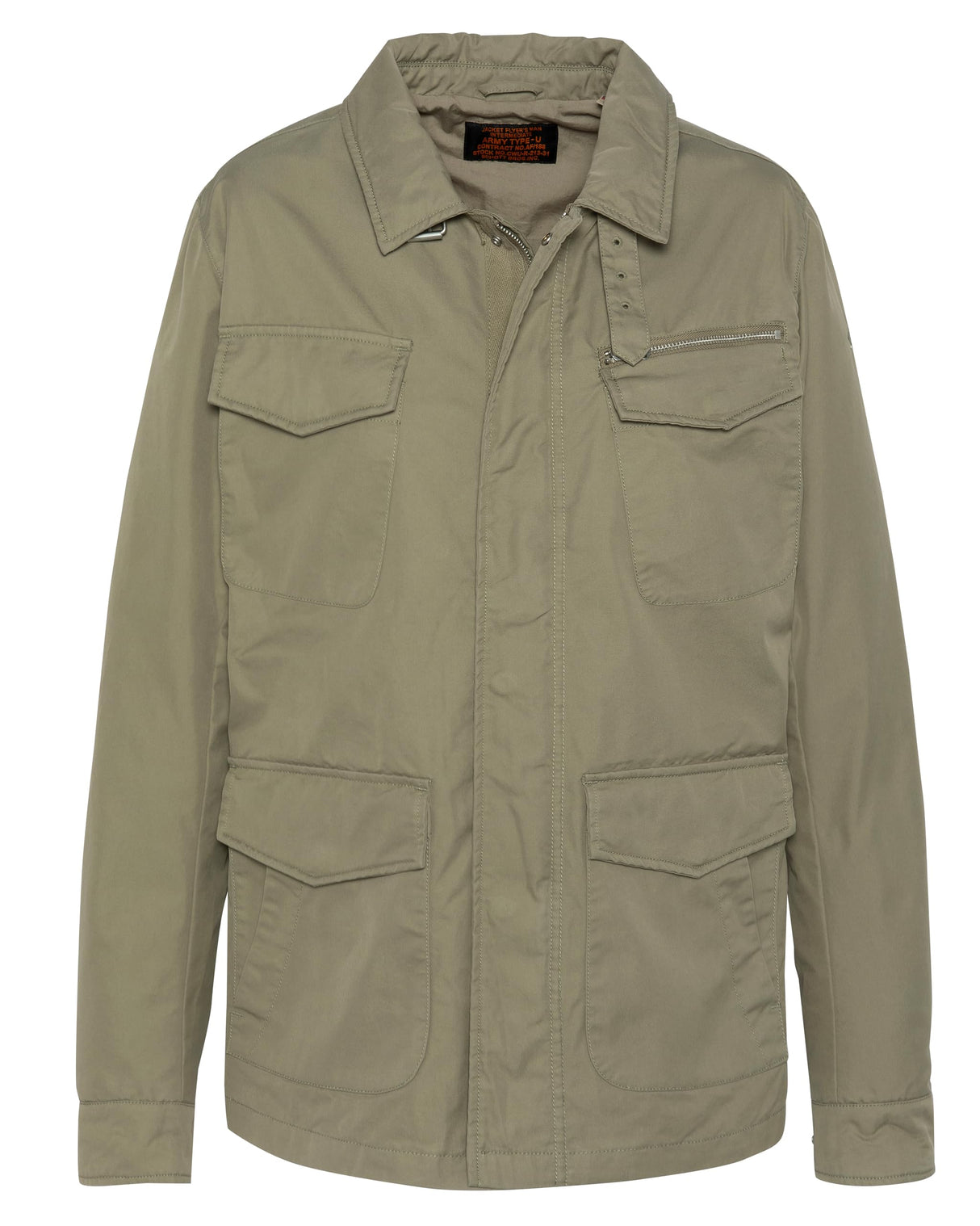 Schott NYC Flint, Chaqueta para Hombre, Sage Caqui (ESB0CDLL9956), S