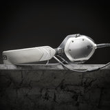 V-MODA XS-U-WSILVER - Auriculares de Diadema Cerrados (reducción de Ruido), Blanco y Plateado