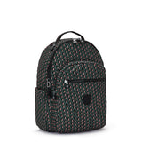 Kipling Seoul, Mochila con Protección Para Portátil 15", Impermeable, 44 cm, 27 L, 0.65 kg, Negro (3d K Pink)