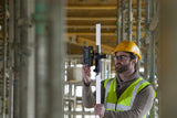Stanley FatMax - Receptor láser giratorio para láser verde, gran alcance de trabajo: diámetro 600 m, radio 300 m, 2 niveles de precisión, ventana receptora extragrande, color negro y amarillo