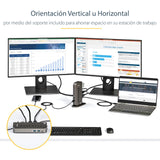 StarTech.com Dock USB-C o USB-A - Docking Station Universal Híbrido para Portátil Win Mac USB Tipo C o USB-A - 2x HDMI o DP (DK30A2DHUUE)