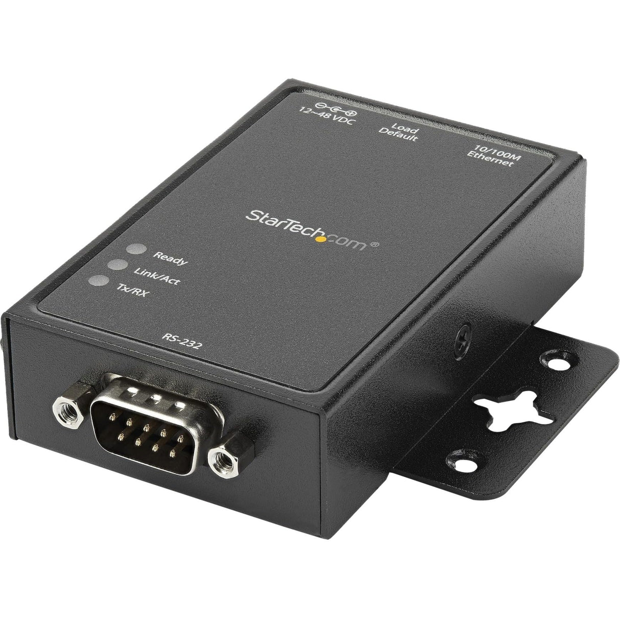 StarTech.com Servidor de Dispositivos IP de 1 Puerto Serie RS232 - Adaptador Conversor Ethernet RJ45 - Montaje Riel DIN
