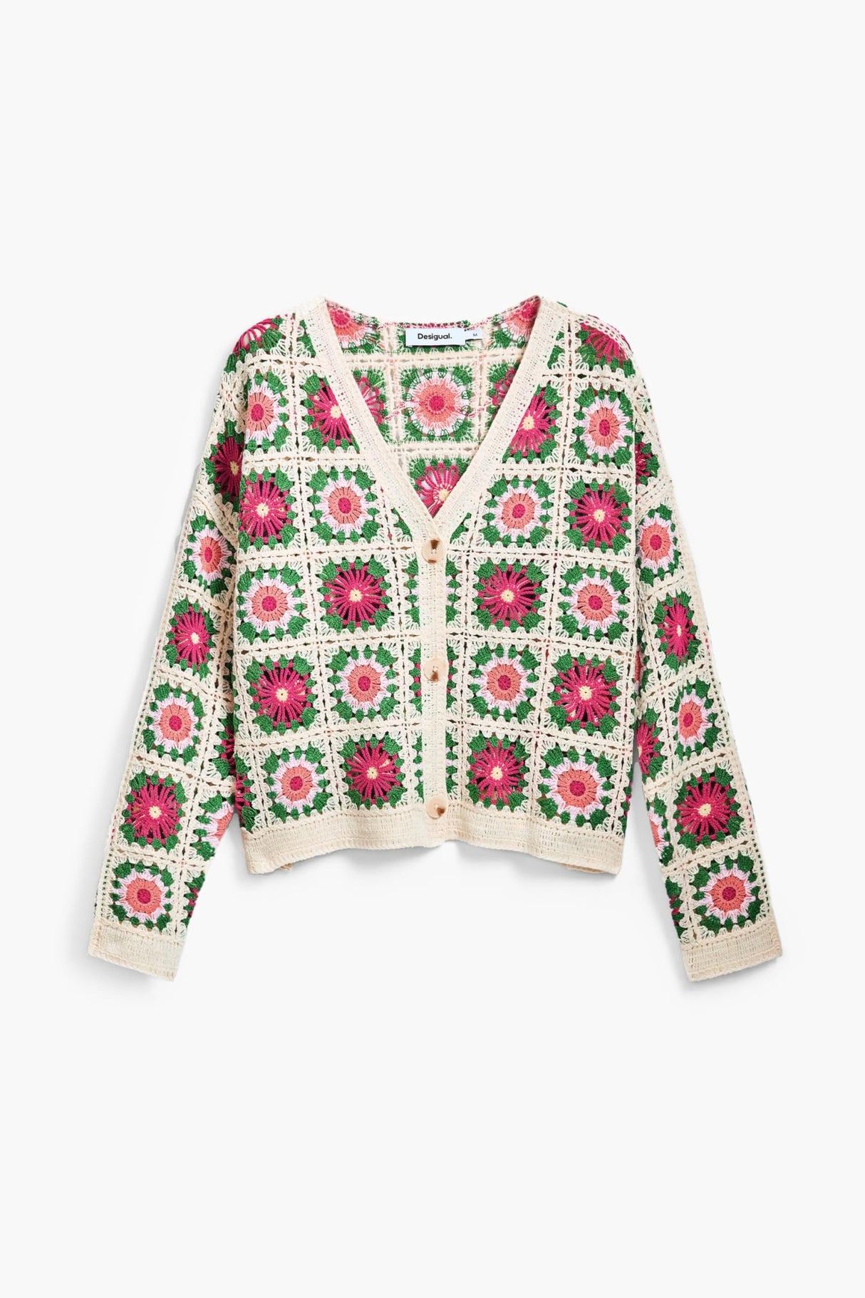 Desigual JERS_Johanna Sweatshirt, Blanco, L Women's