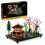 LEGO 10315 Icons Jardín Meditativo, Jardín Zen Botánico para Adultos con Flores de Loto, Decoración de Escritorio Personalizable, Inspirado en Tradiciones Japonesas, Regalo de Jardinería Mindfulness