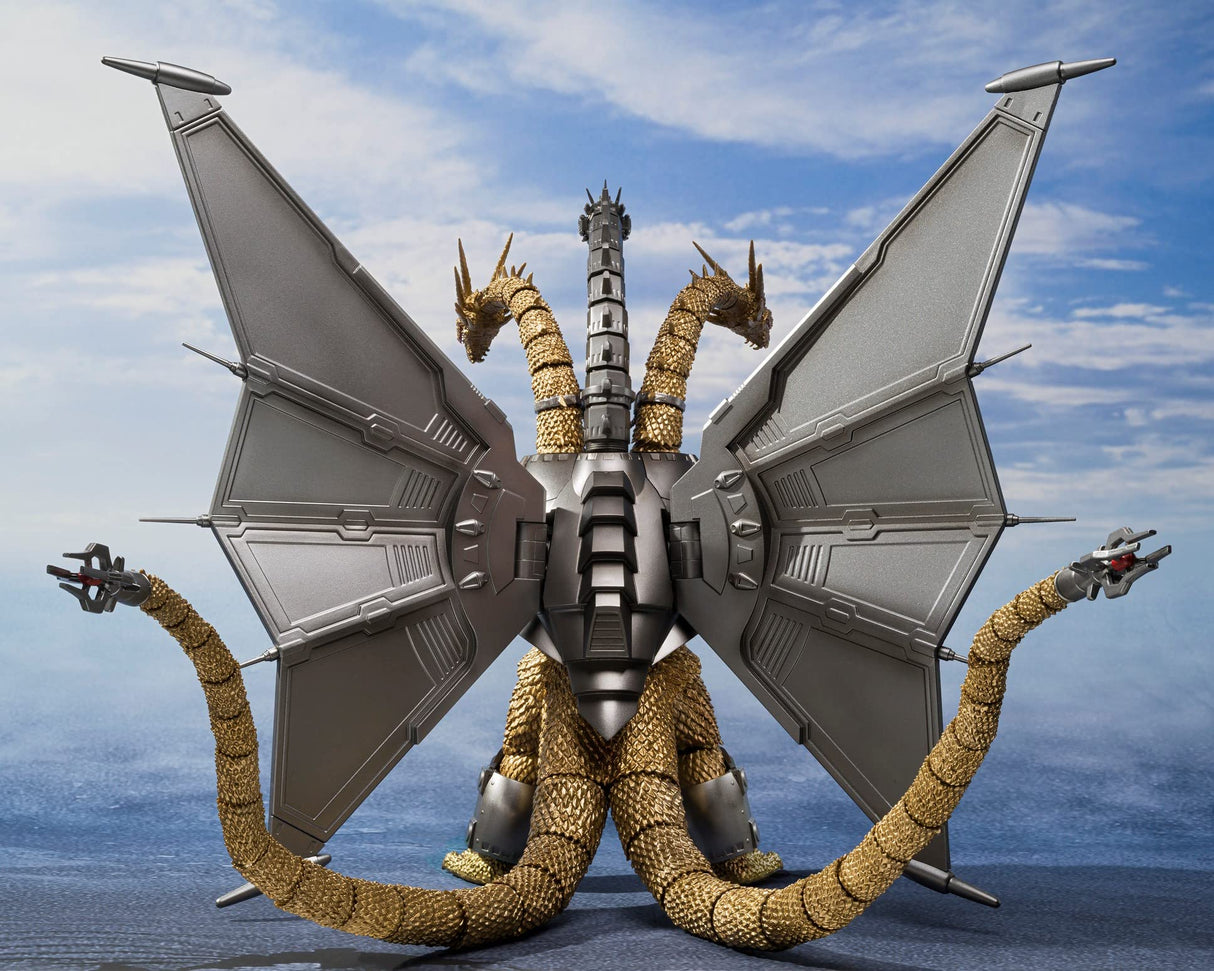 TAMASHII NATIONS Mecha Ghidorah Shinjuku Battle Set Fig 25 cm Godzilla vs King Ghidorah SH monsterarts