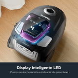 Eureka NEN300 Aspiradora con Bolsa, Aspiradora de Suelo de 62 dB(A) Ultra Silenciosa, 700 W, 2L, Aspirador potente y con Filtro Higiénico, Práctica para Suelos Duros, Parquet, Alfombras, Baldosas