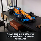 LEGO 42141 Technic Coche de Carreras McLaren Formula 1, Maqueta de Construcción para Adultos, Deportes de Motor, Replica Deportivo F1 Coleccionable, Regalo para Hombres y Mujeres