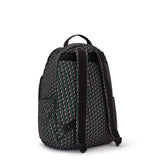 Kipling Seoul, Mochila con Protección Para Portátil 15", Impermeable, 44 cm, 27 L, 0.65 kg, Negro (3d K Pink)