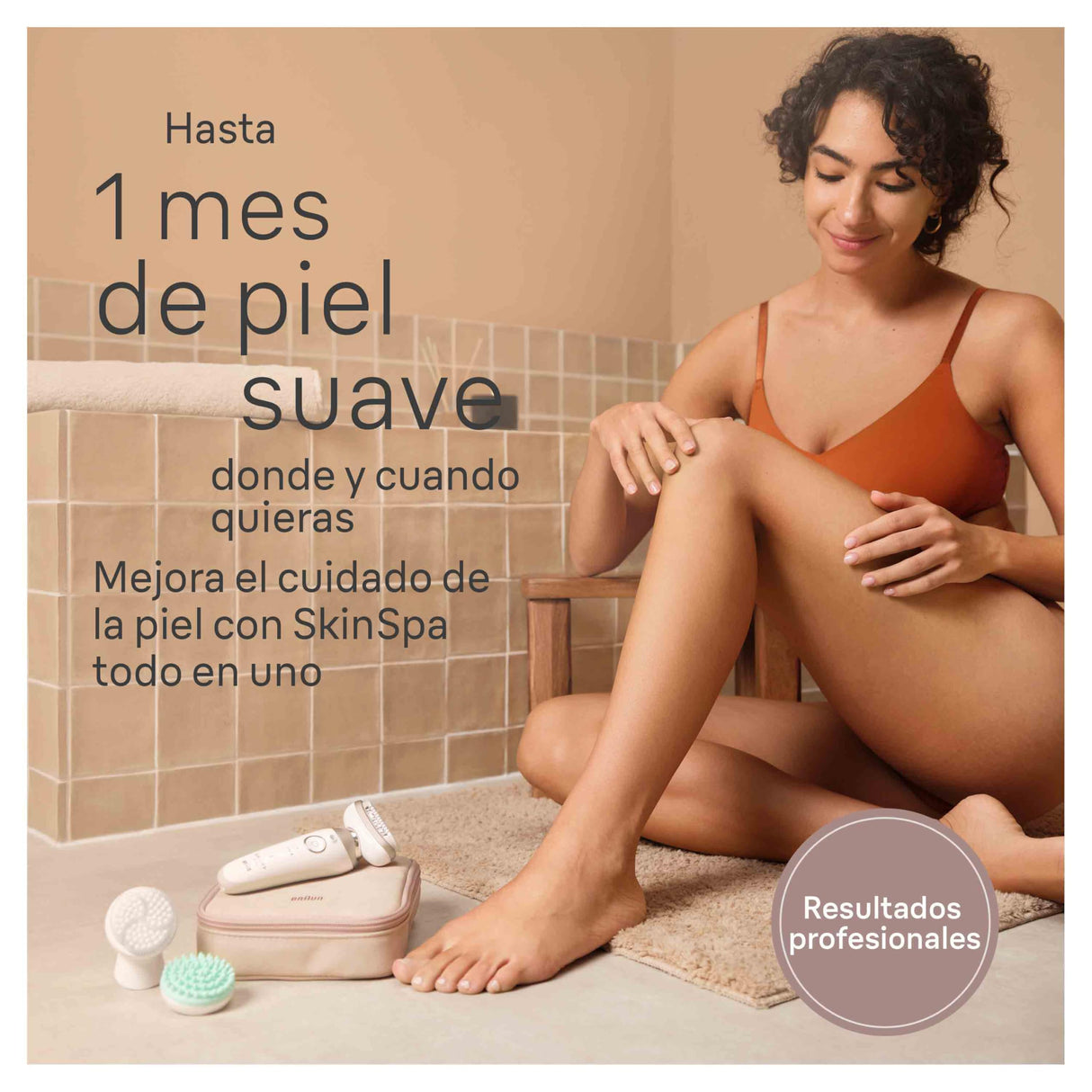 Braun Silk-épil 9 Flex SkinSpa, Depiladora Eléctrica Para Una Eliminación Del Vello Fácil, 9-681 3D, Blanca/Dorada