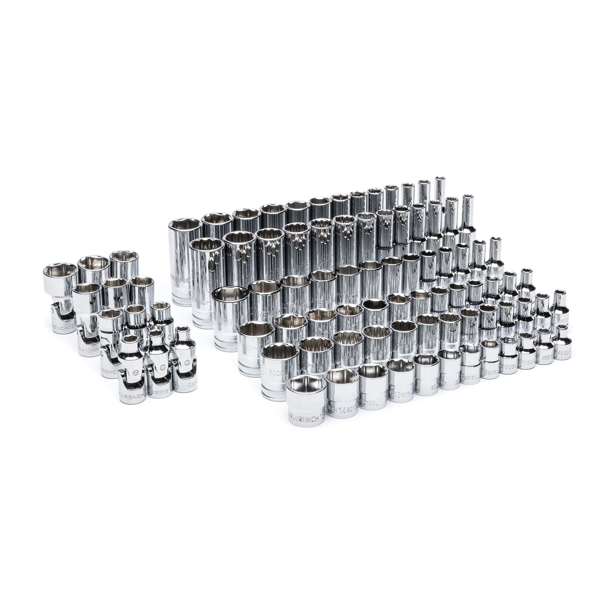 GEARWRENCH Juego de llaves métricas de 1/4 pulgadas en bandeja de almacenamiento de espuma, 89 piezas, GWMSSKT14MM