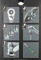 Wera 8006 SC 1 Juego de carraca Zyklop Hybrid