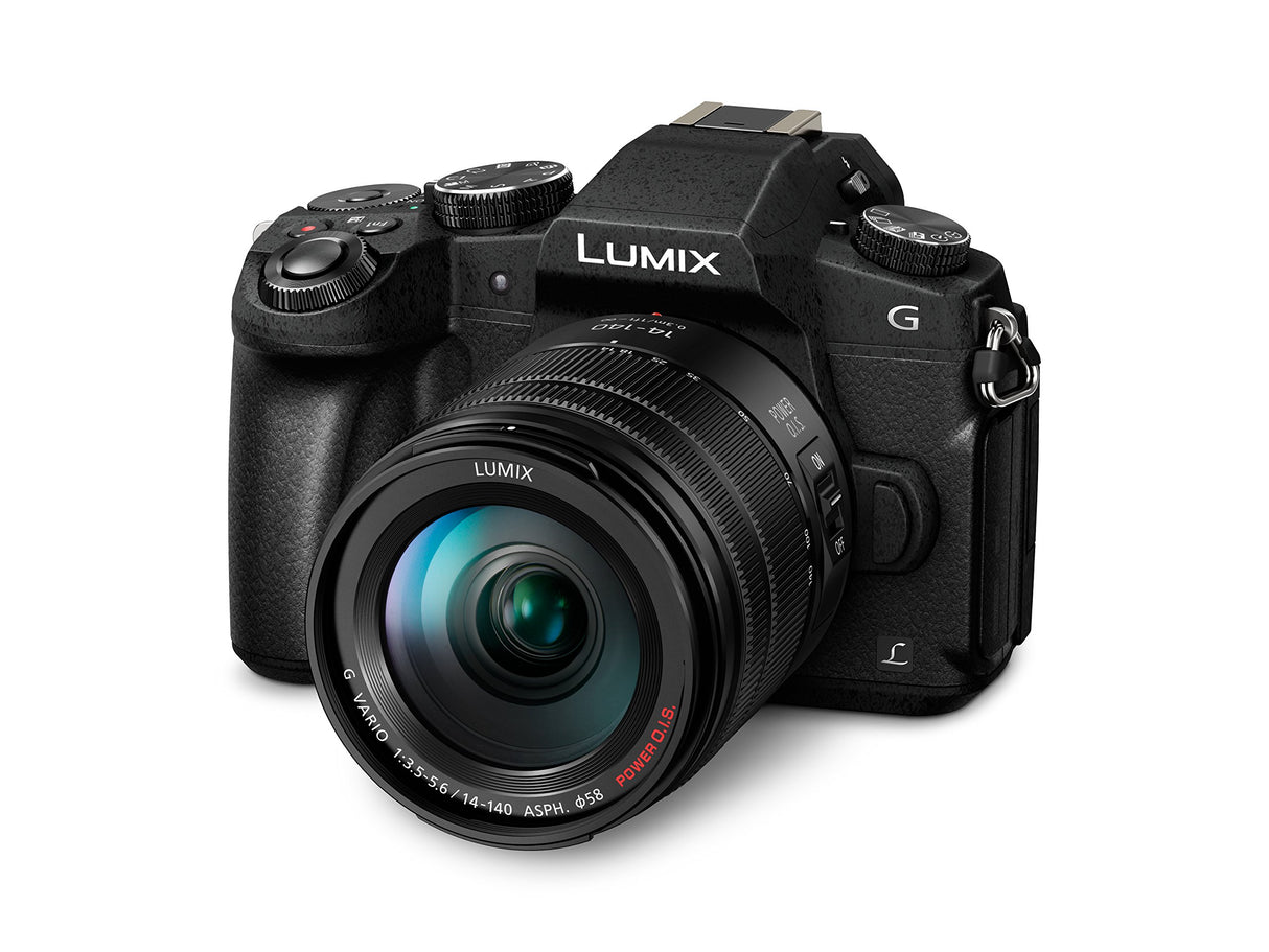 Panasonic LUMIX DMC-G81HAEGK - Cámara de Sistema 4K con Objetivo MFT de 14-140 mm, 16 MP, Dual I.S, Contraste híbrido, AF 4K, cámara fotográfica Negra