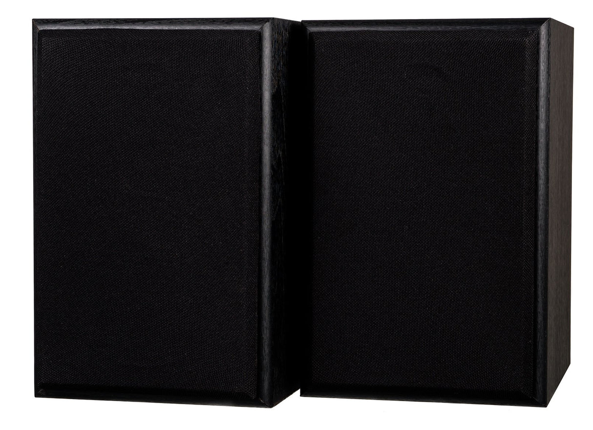 Dual Juego de altavoces activos LS 100 (entrada fono, amplificador integrado para tocadiscos, par) Negro