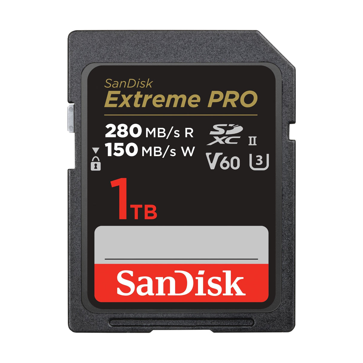 SanDisk 1 TB Extreme PRO Tarjeta de memoria SDXC, con hasta 280 MB/s, UHS-II, C10, U3, V60