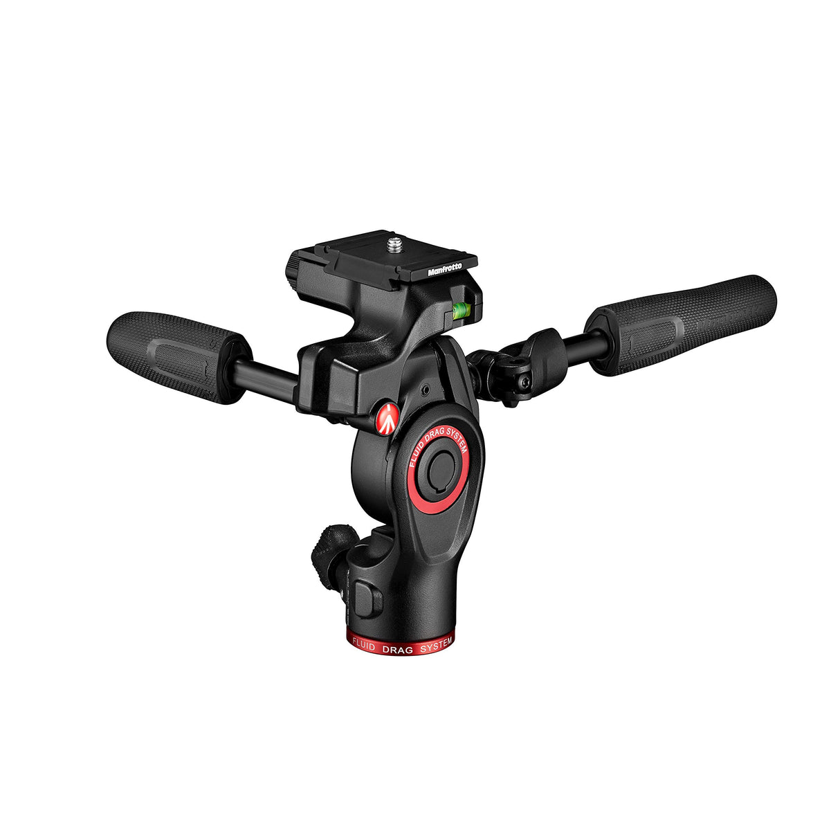 Manfrotto Befree 3-Way Live Head- Cabezal de 3 Vías para Trípodes, Cabezal de Aluminio Fluido para Cámaras y Videocámaras de hasta 6 kg, Ultracompacto - Para Creación de Contenidos, Fotos y Videos