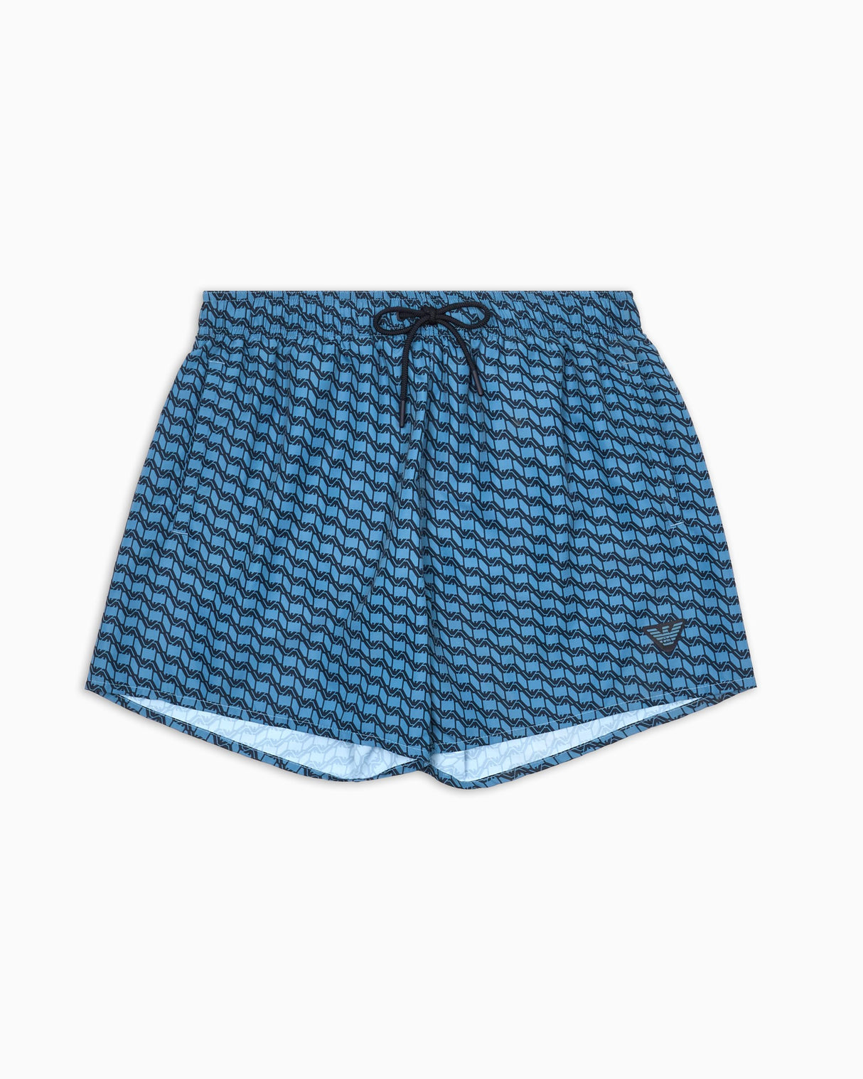EMPORIO ARMANI Mid Boxer Bañador para Hombre, Capt.Blue/Arman.Blue, XL