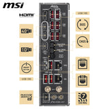 MSI Placa Base Meg X870E Ace MAX, ATX. Soporta procesadores AMD Ryzen 9000/8000/7000, AM5-64MB BIOS ROM, 110A SPS VRM, Memoria DDR5 (hasta 9000+ MT/s OC), M.2 y PCIe 5.0, USB4, Wi-Fi 7, 10G LAN