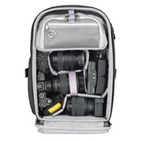 VANGUARD Veo Metro B20L BK - Mochila fotográfica para cámara objetivos y portátil de 14 pulgadas, negro