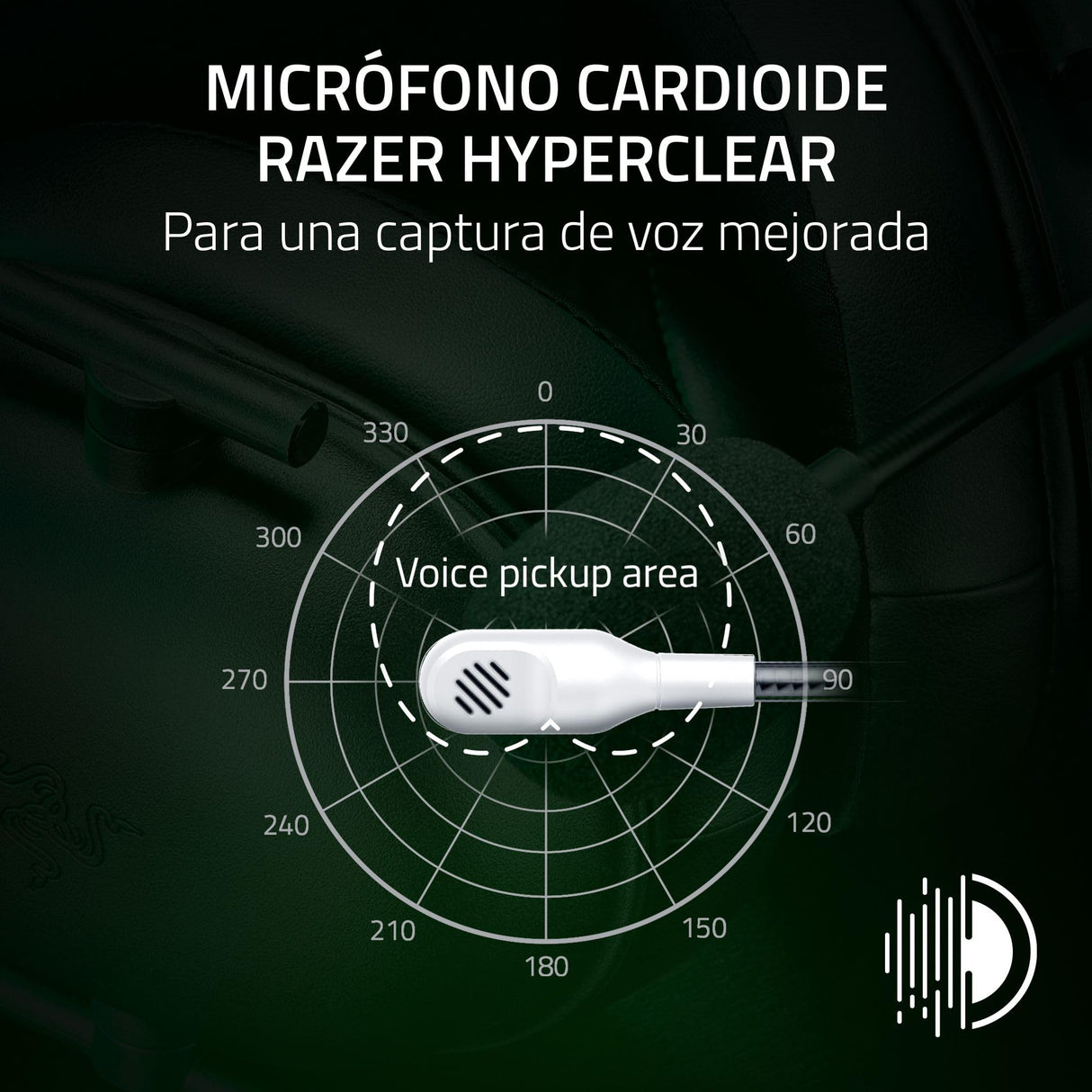 Razer BlackShark V2 X (Xbox) - Auriculares E-Sports con Cable para la Consola Xbox S|X (250 g, micrófono cardioide, transductores de 50 mm, cancelación pasiva del Ruido, Conector de 3,5 mm) Blanco