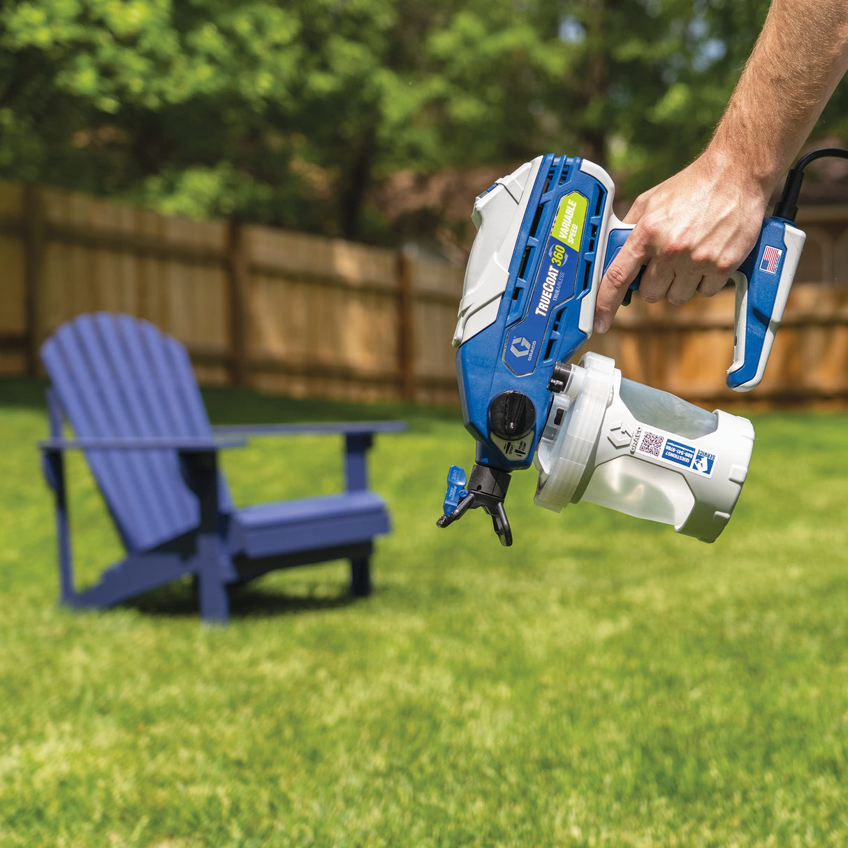 Magnum de Graco 26D527 TrueCoat 360 Variable Speed, pulverizador de Pintura airless con Cable portátil, Modelo UE, Uso doméstico, pequeños proyectos Decorativos (presión máxima 138 Bar)