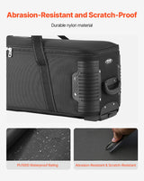 VEVOR Estuche con Ruedas para Equipo de Estudio 91 x 30 x 35,5 cm, Bolsa con Ruedas para Cámara, Correas, Asa Acolchada en el Compartimento para Soportes de Iluminación, Trípodes y Telescopios, Negro