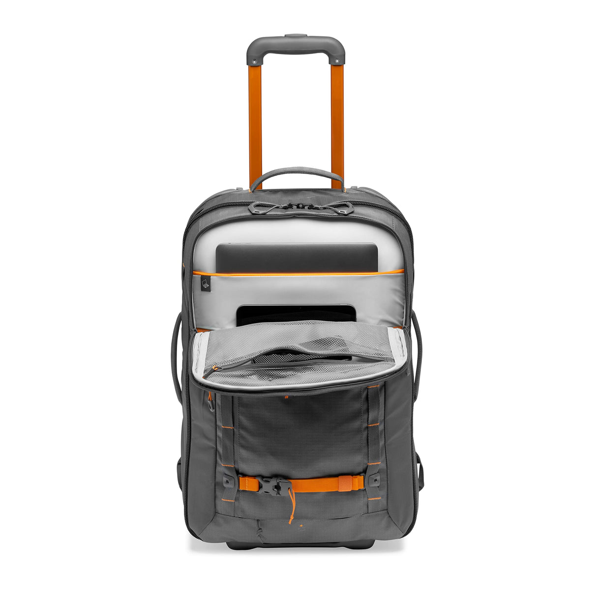 Lowepro Whistler RL 400 AW II, Maleta con Ruedas Fotográfica con Tejido Reciclado, Ruedas Resistentes, Todos los Clima, Cámara Profesional, Espacio para Portátil de 15", Cámara Mirrorless/DSLR, Gris