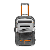 Lowepro Whistler RL 400 AW II, Maleta con Ruedas Fotográfica con Tejido Reciclado, Ruedas Resistentes, Todos los Clima, Cámara Profesional, Espacio para Portátil de 15", Cámara Mirrorless/DSLR, Gris