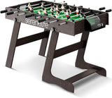 SereneLife futbolín plegable, Tamaño Completo, de 48" con 2 Mini balones, Marcador de puntuación, Patas sólidas y Resistentes, Mesa de fútbol para el hogar
